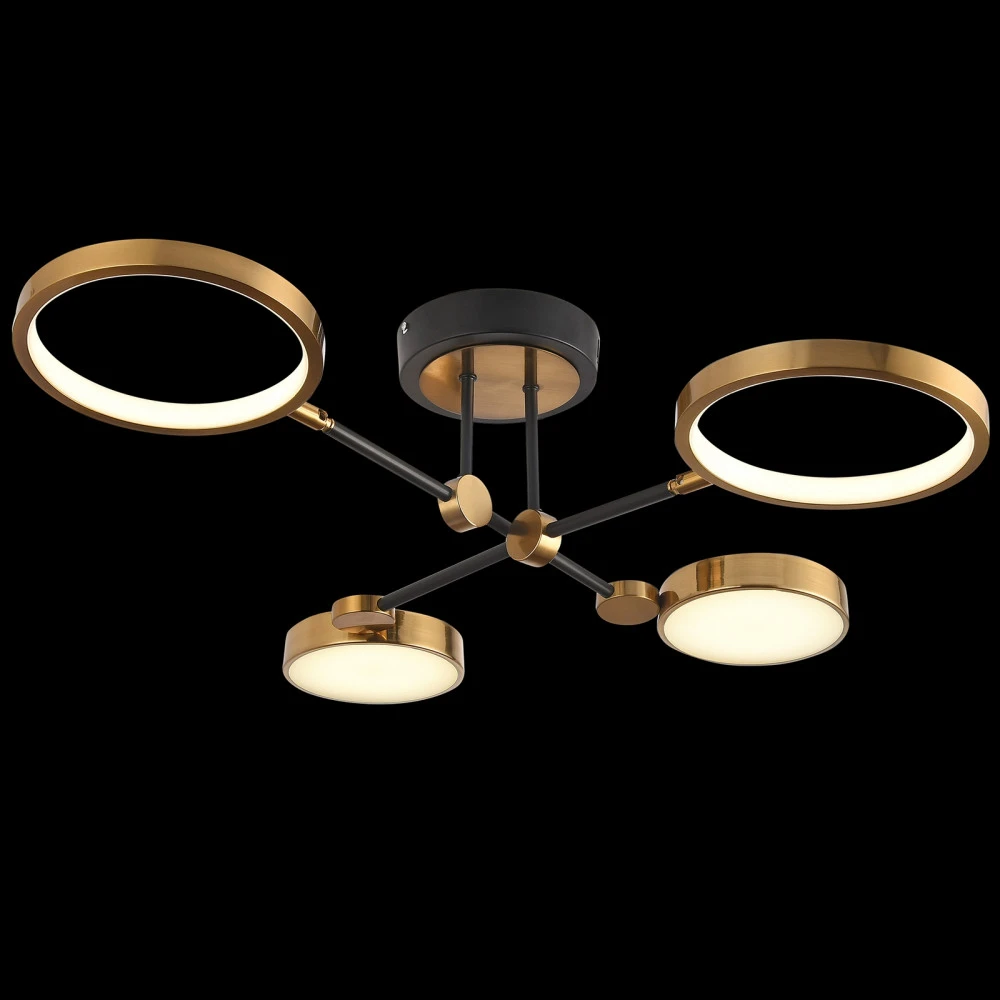 LED LAMPS 81102/4C BRASS BLACK Natali Kovaltseva