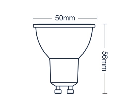 HL GU10/7W/2700K DIM_