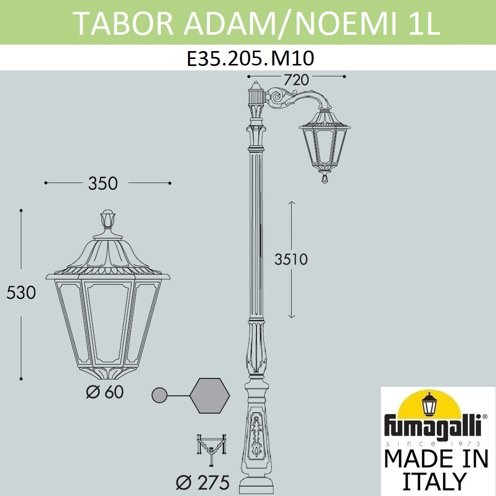 E35.205.M10.AXH27 Fumagalli