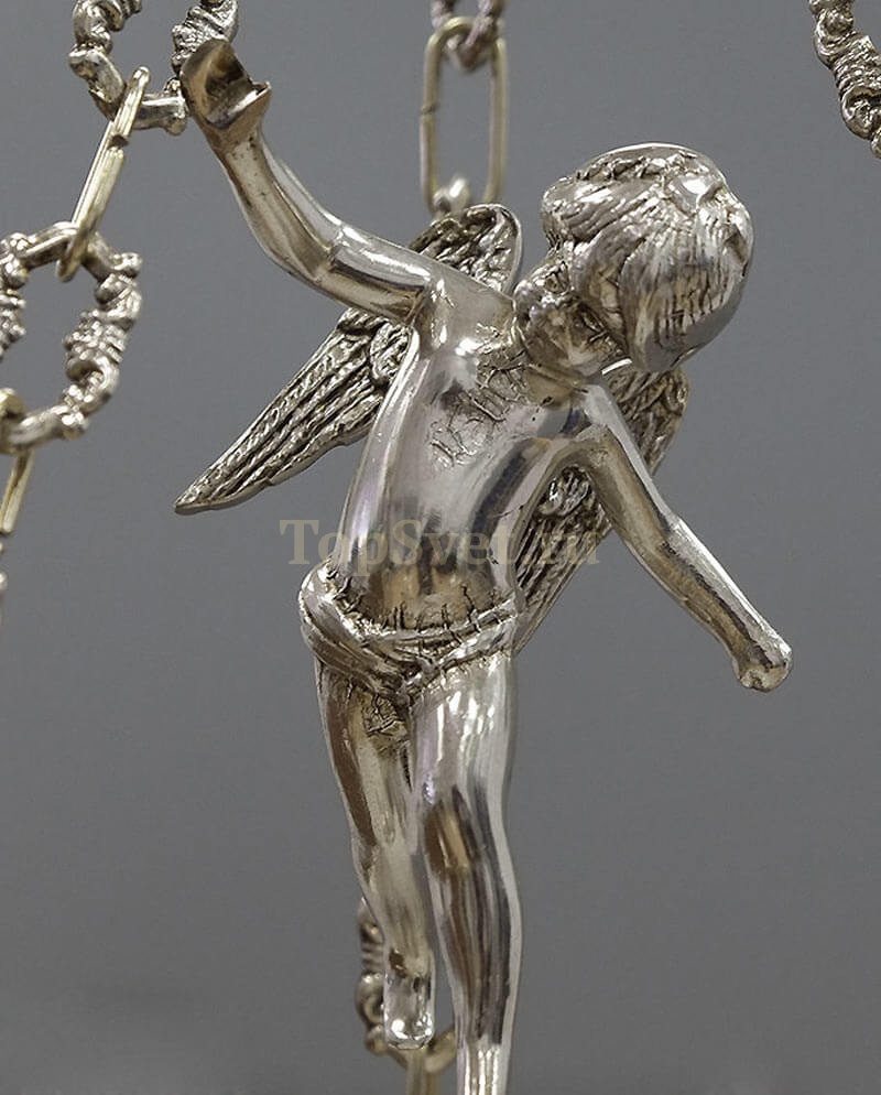 710/6+3 ANTIQUE SILVER Nervilamp