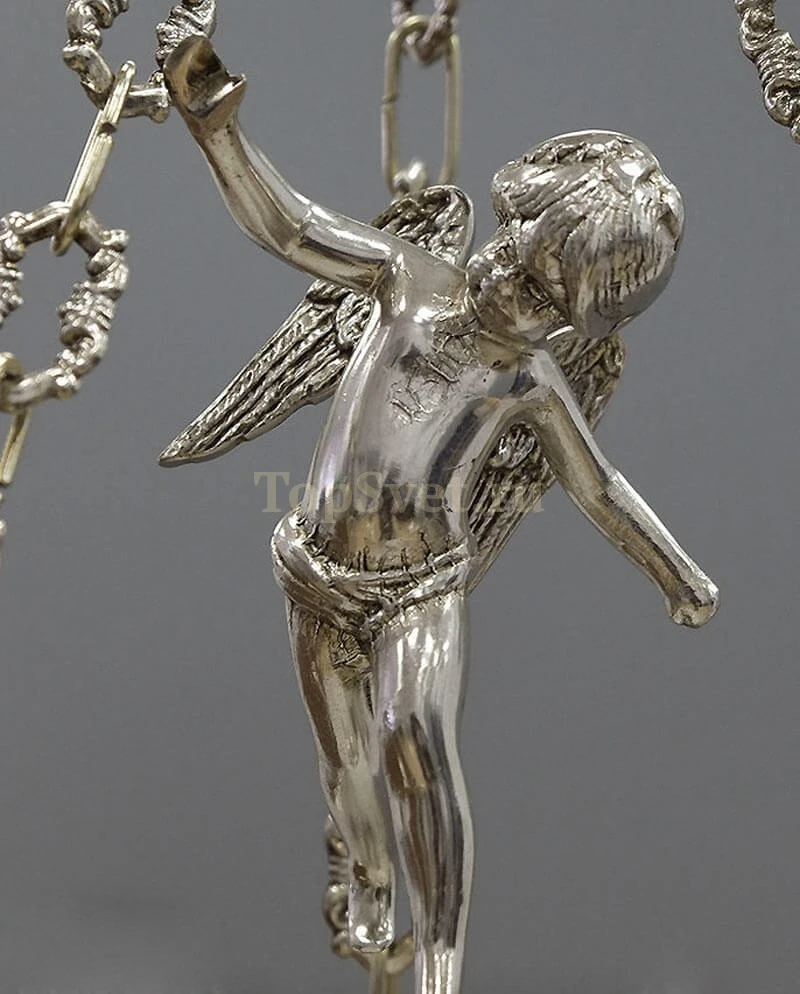 710/6+3 ANTIQUE SILVER Nervilamp