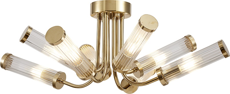 Потолочная люстра 4550 4558/PL gold Newport