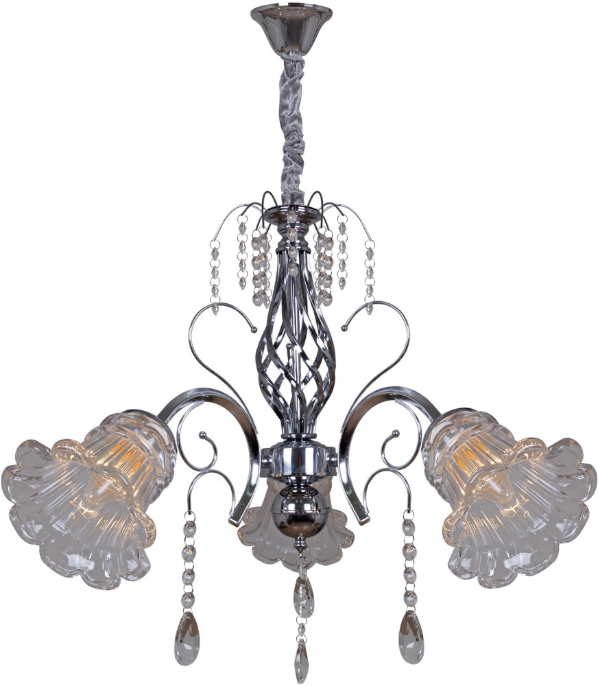 Подвесная люстра  02349-0.4-03 CR+CL Reluce