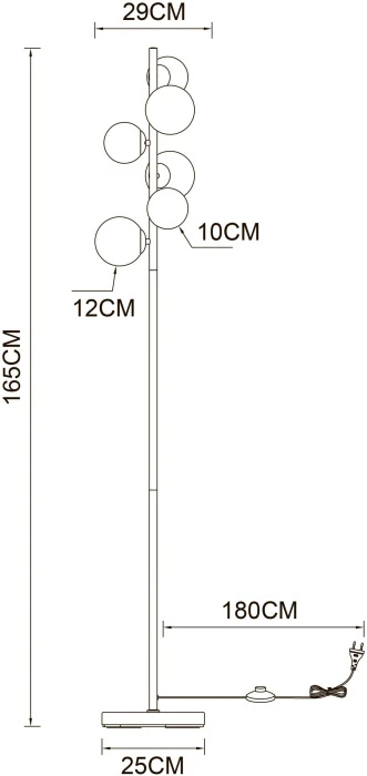 A2243PN-6PB Arte Lamp