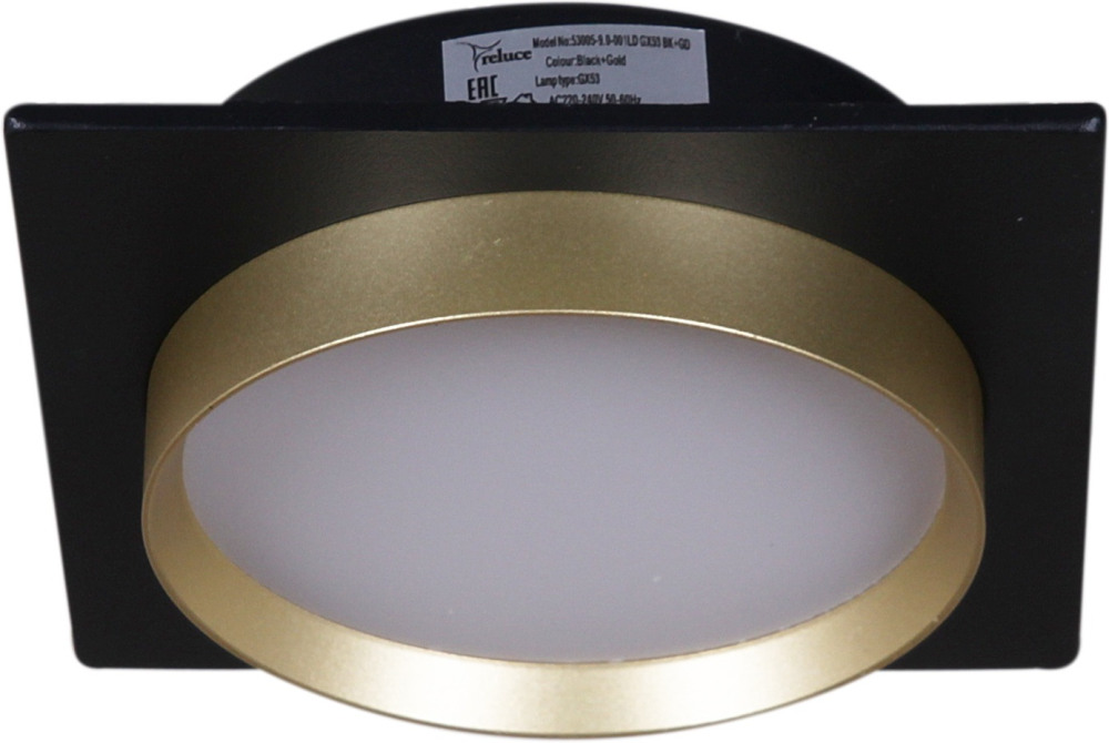 53005-9.0-001LD GX53 BK+GD_