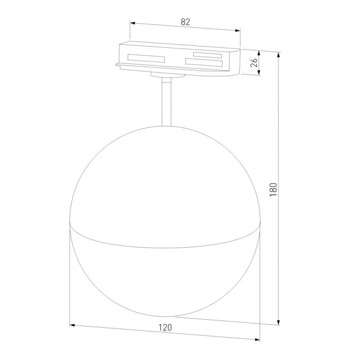 Glob GX53 Черный (MRL 1015) однофазный Elektrostandard