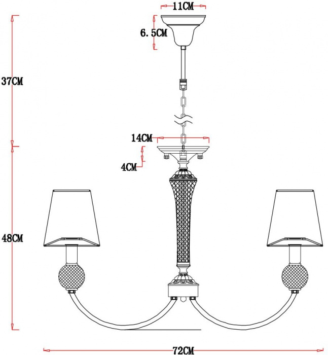 A7301LM-6PB Arte Lamp