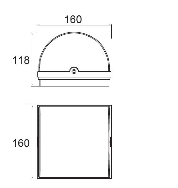 W1838S-LED Gr Oasis Light
