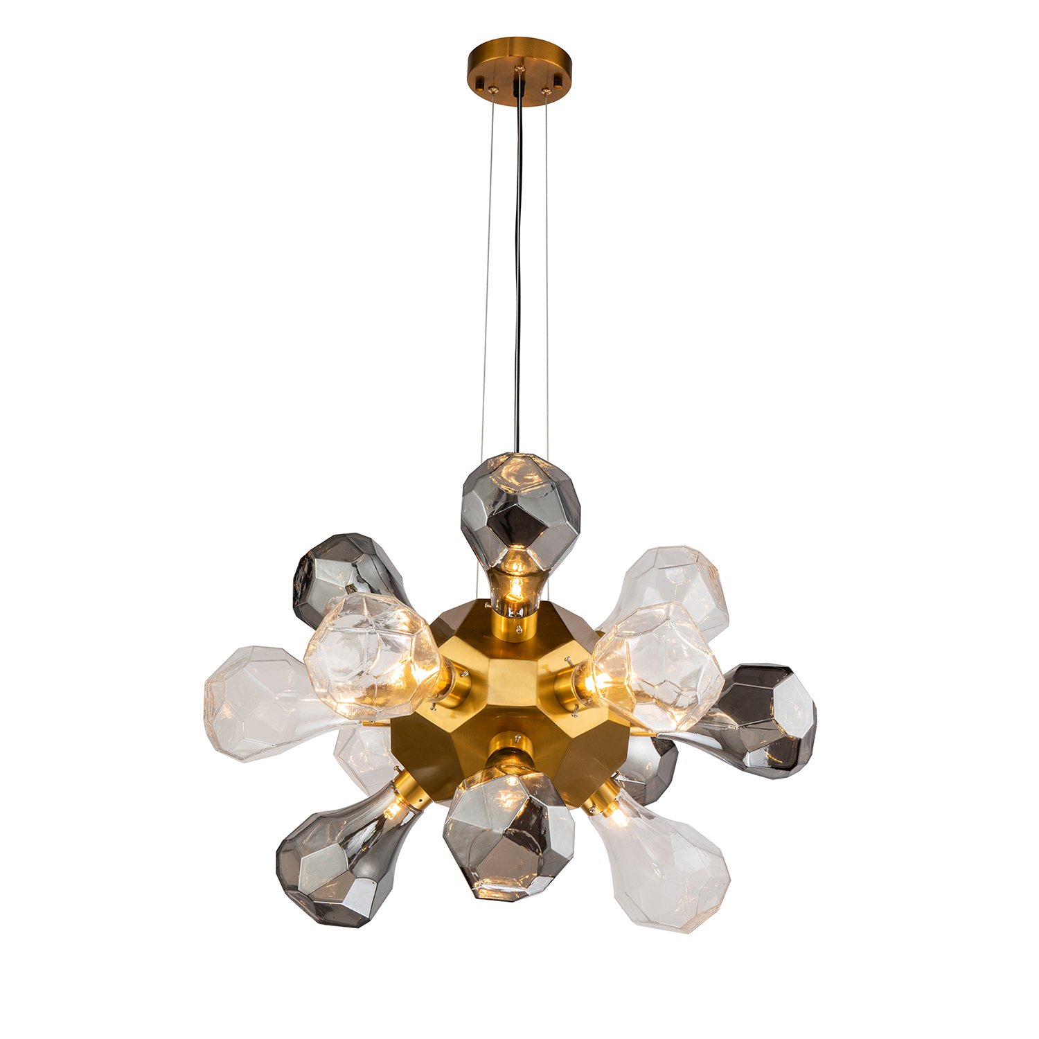 KR1197P-12 brass, smoky/clear_