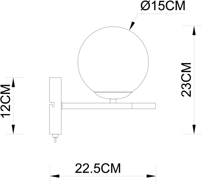 A2224AP-1BK Arte Lamp