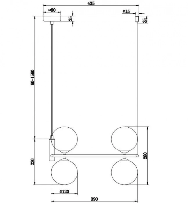 MOD013PL-04W Maytoni