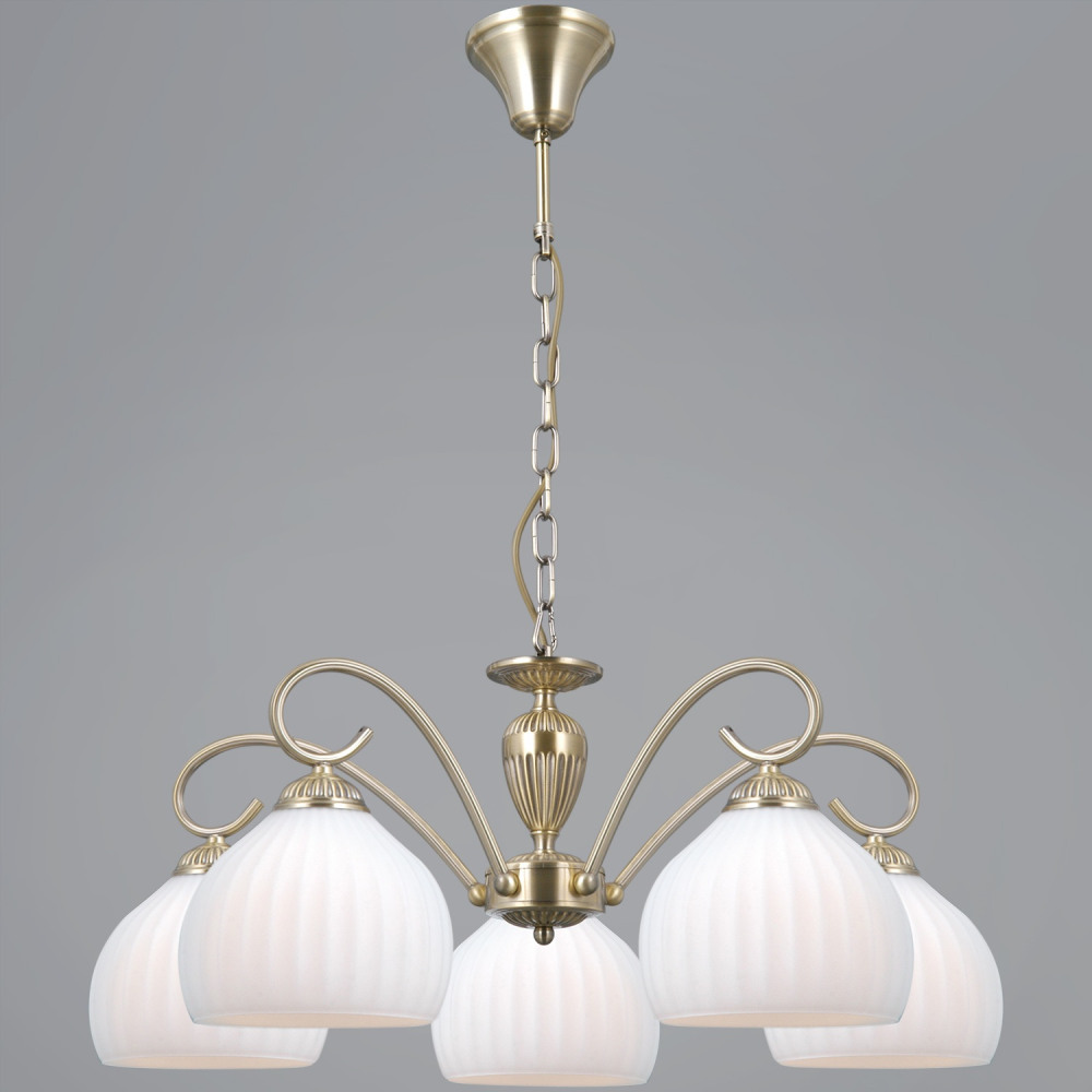 Подвесная люстра  IL0695-5PSQ-24 AB CAPELLA ILLUMICO