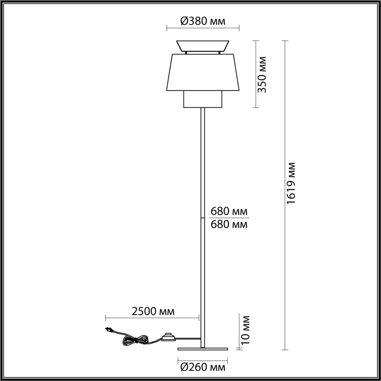 4992/1F Odeon Light