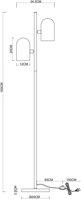 A5454PN-2PB Arte Lamp