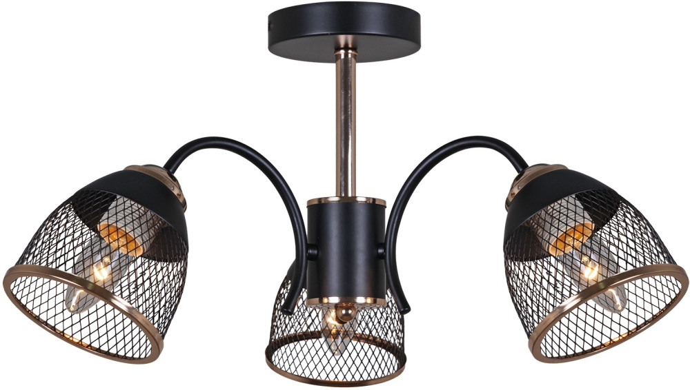 Потолочная люстра 01505-0.3-03 BK+FGD Reluce