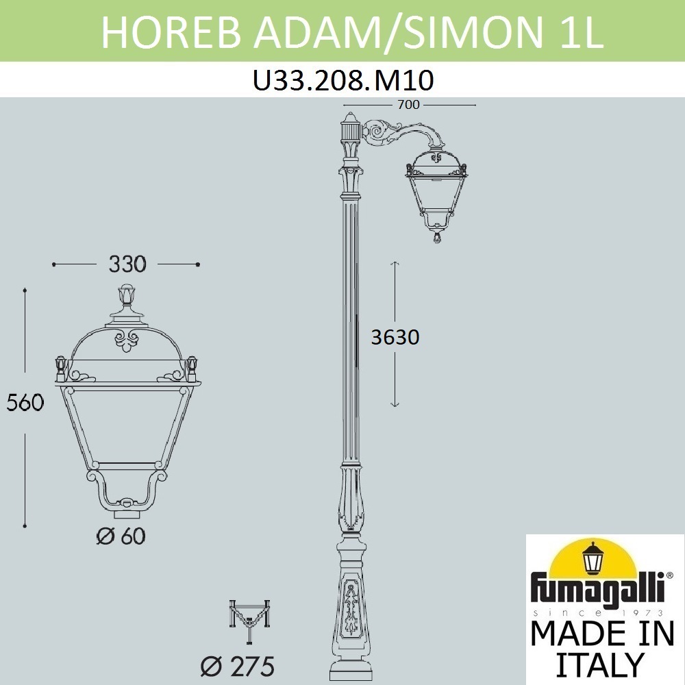 U33.208.M10.AXH27 Fumagalli