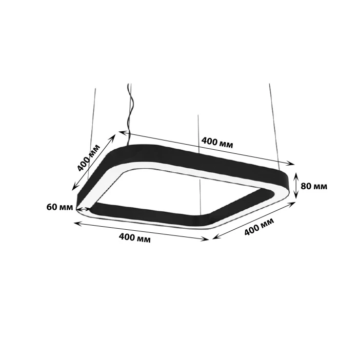 ULO-K12B 40W/4000K/S40 IP40 BLACK
