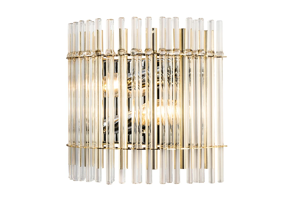 AURELIO AP2 GOLD+CHROME/TRANSPARENT Crystal Lux