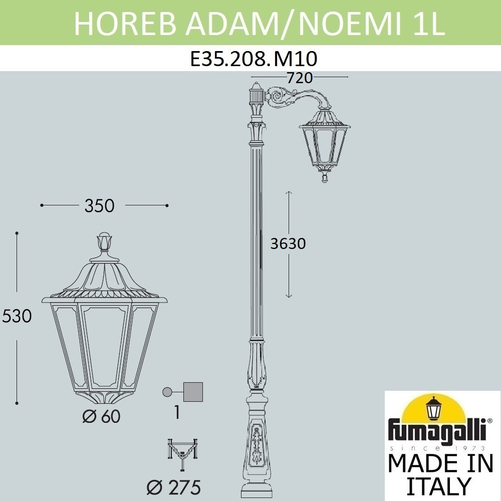 E35.208.M10.AXH27 Fumagalli