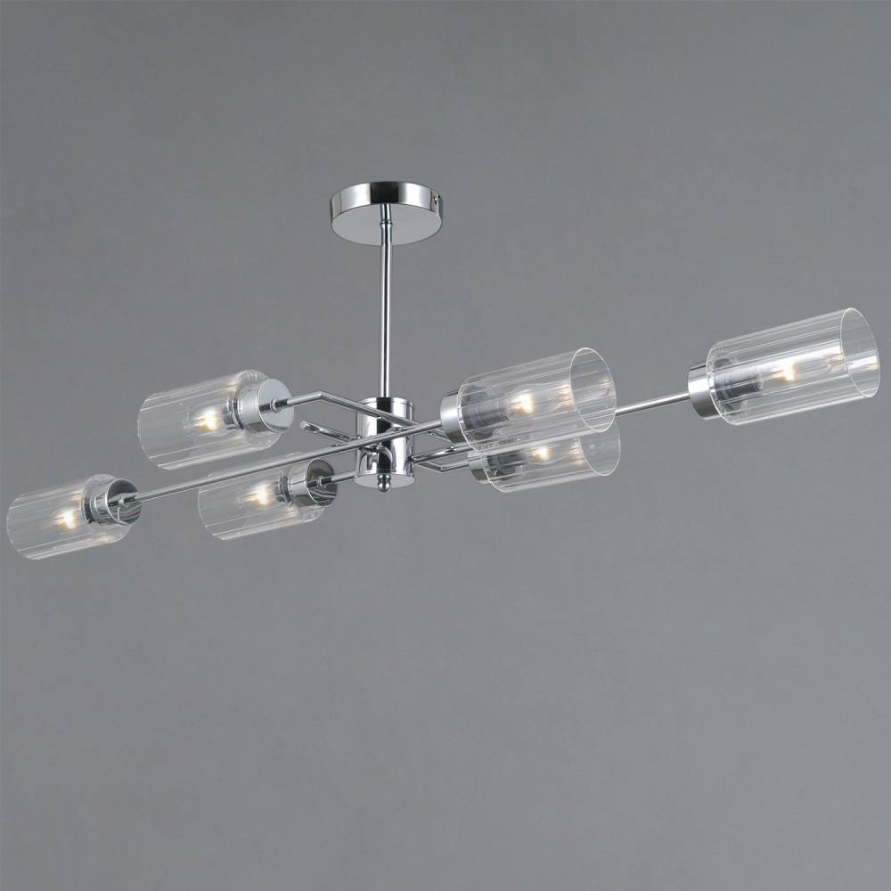 Потолочная люстра  IL0734-6ASQ-25 CR NAPLES ILLUMICO