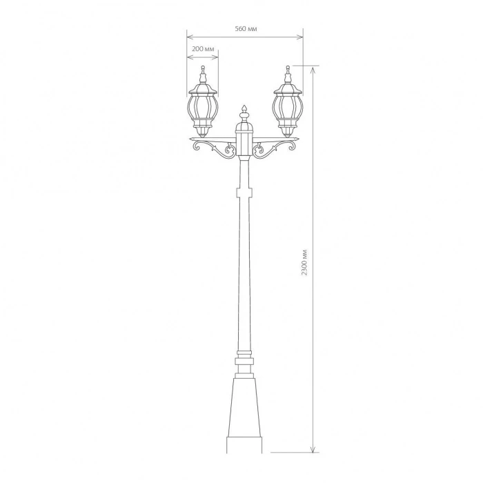 NLG99HL004 черное золото Elektrostandard