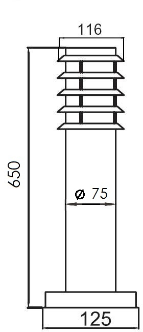 75827-650 SS Oasis Light