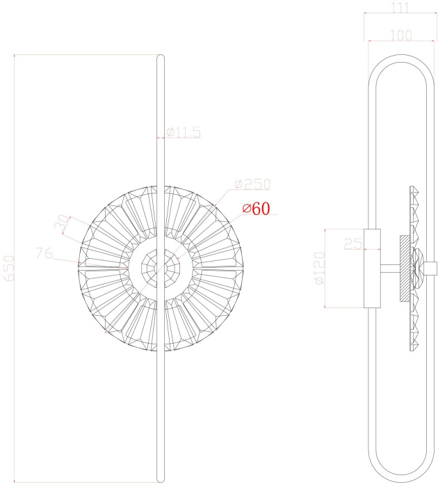 A2563AP-1PB Arte Lamp