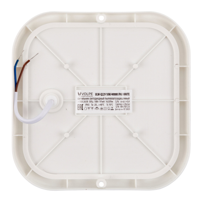 ULW-Q229 18W/4000K IP65 WHITE_