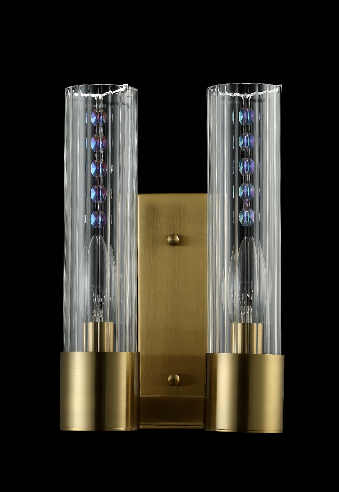 OTONO AP2 BRASS/TRANSPARENTE Crystal Lux