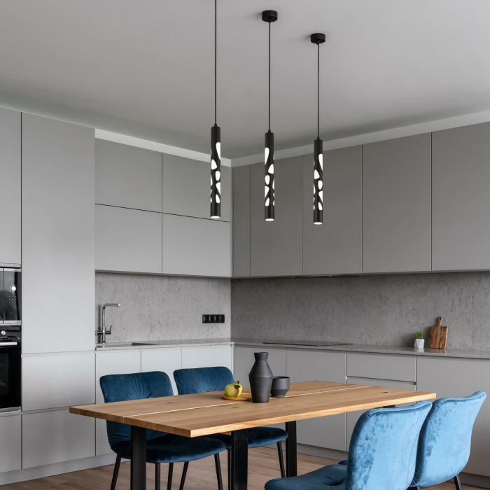 DLR037 12W 4200K черный матовый