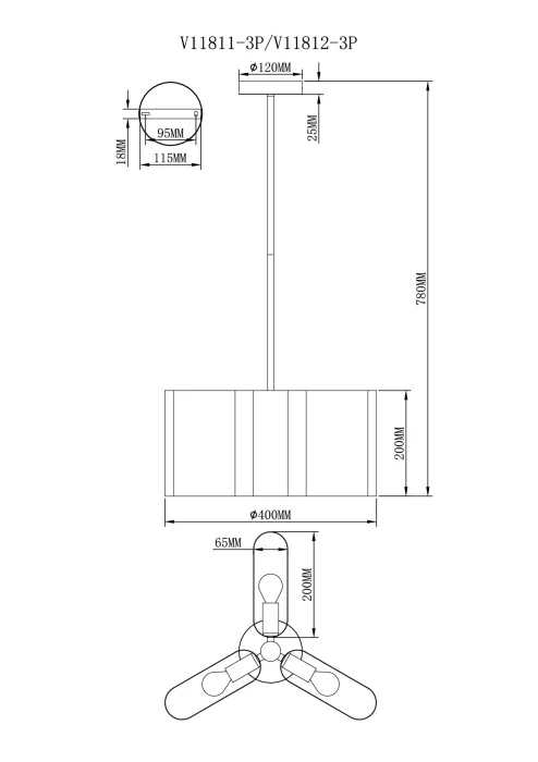 V11811-3P Moderli