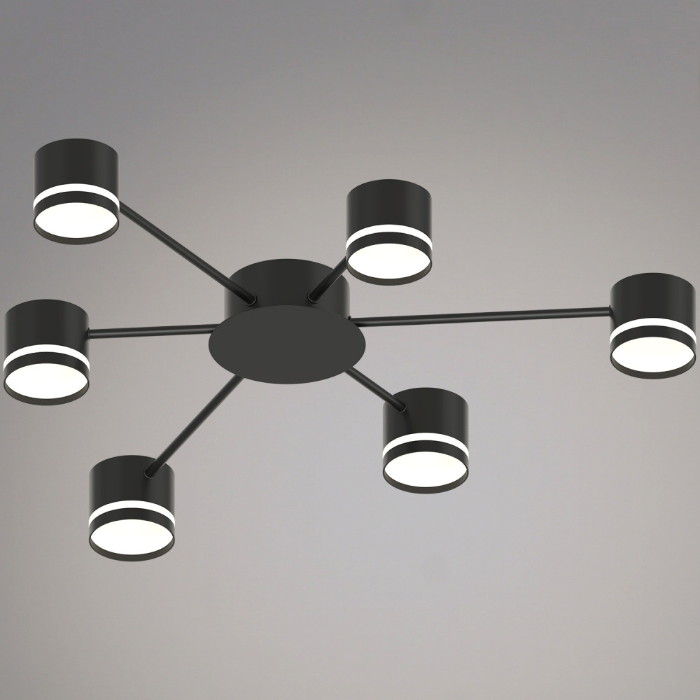 Потолочная люстра 06730-0.3-06 GX53 BK Reluce