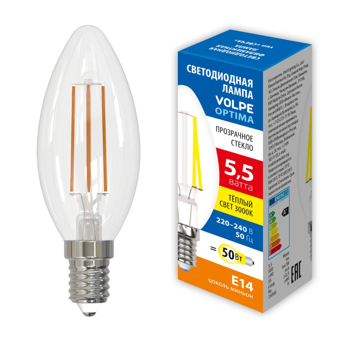 LED-C35-5,5W/3000K/E14/CL/SLF_