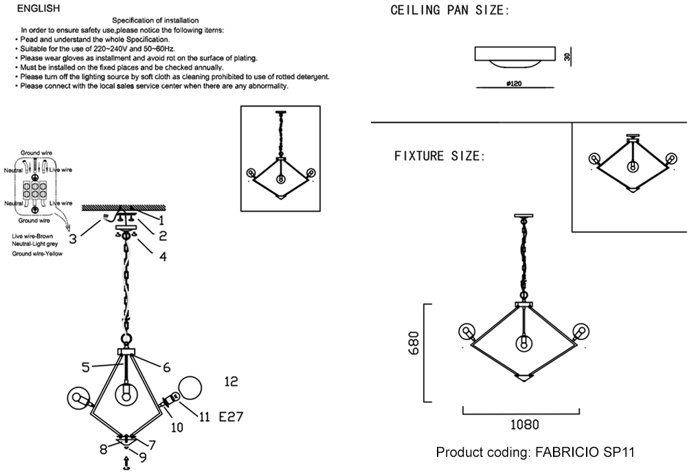 FABRICIO SP11 CHROME/TRANSPARENTE_