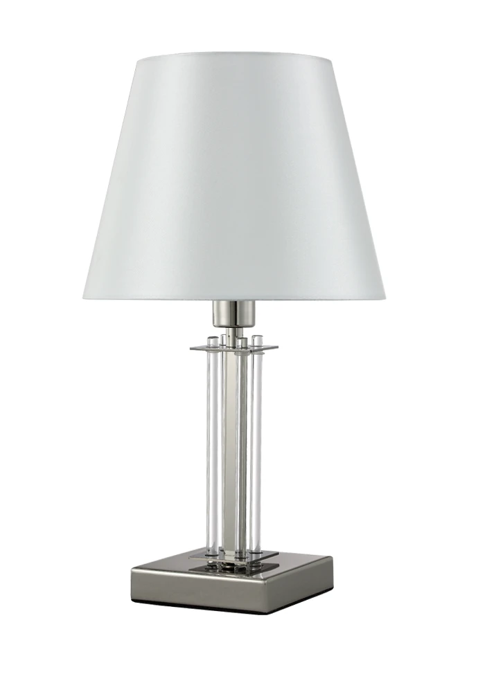 NICOLAS LG1 NICKEL/WHITE Crystal Lux