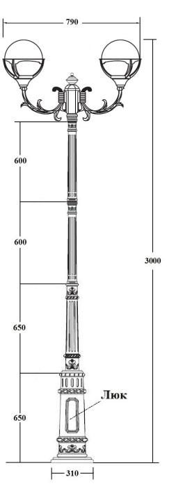 88110A/16/E7 Bl Oasis Light