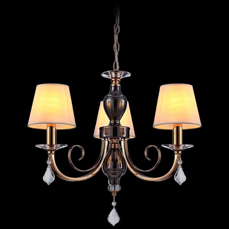 Подвесная люстра  IL5272-3P-27 BK GD ILLUMICO