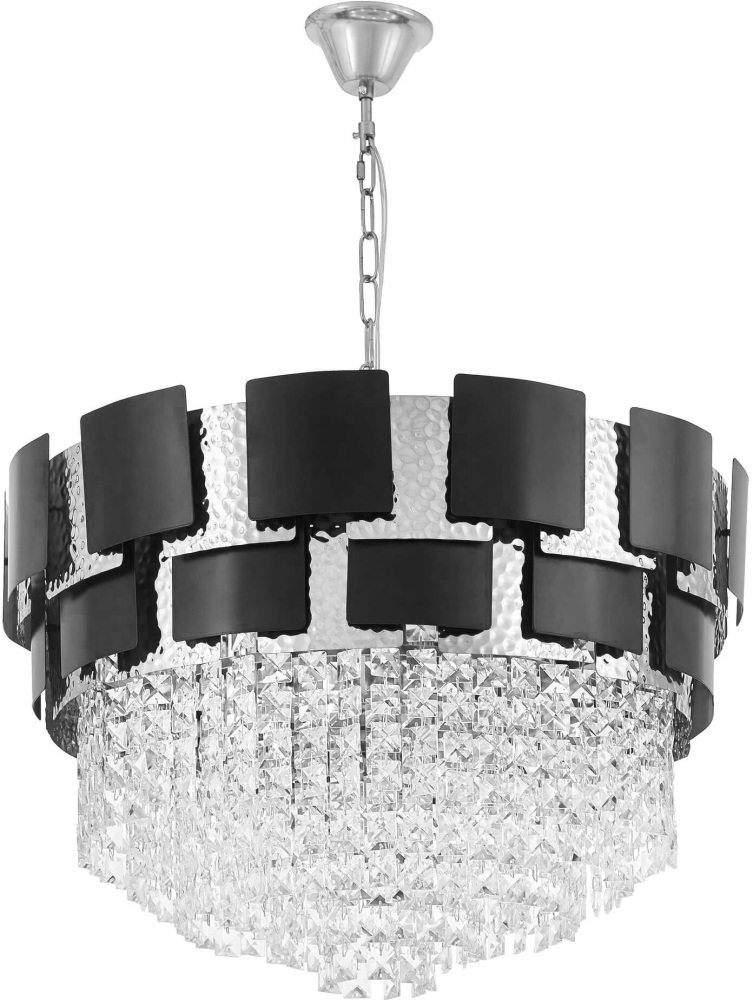 Подвесная люстра Molina LDP 7045-600 BK+CHR Lumina Deco