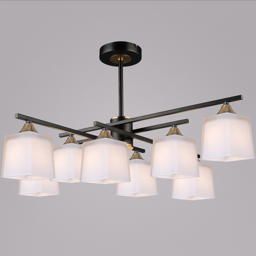 Потолочная люстра  06668-0.3-08 BK+COP Reluce