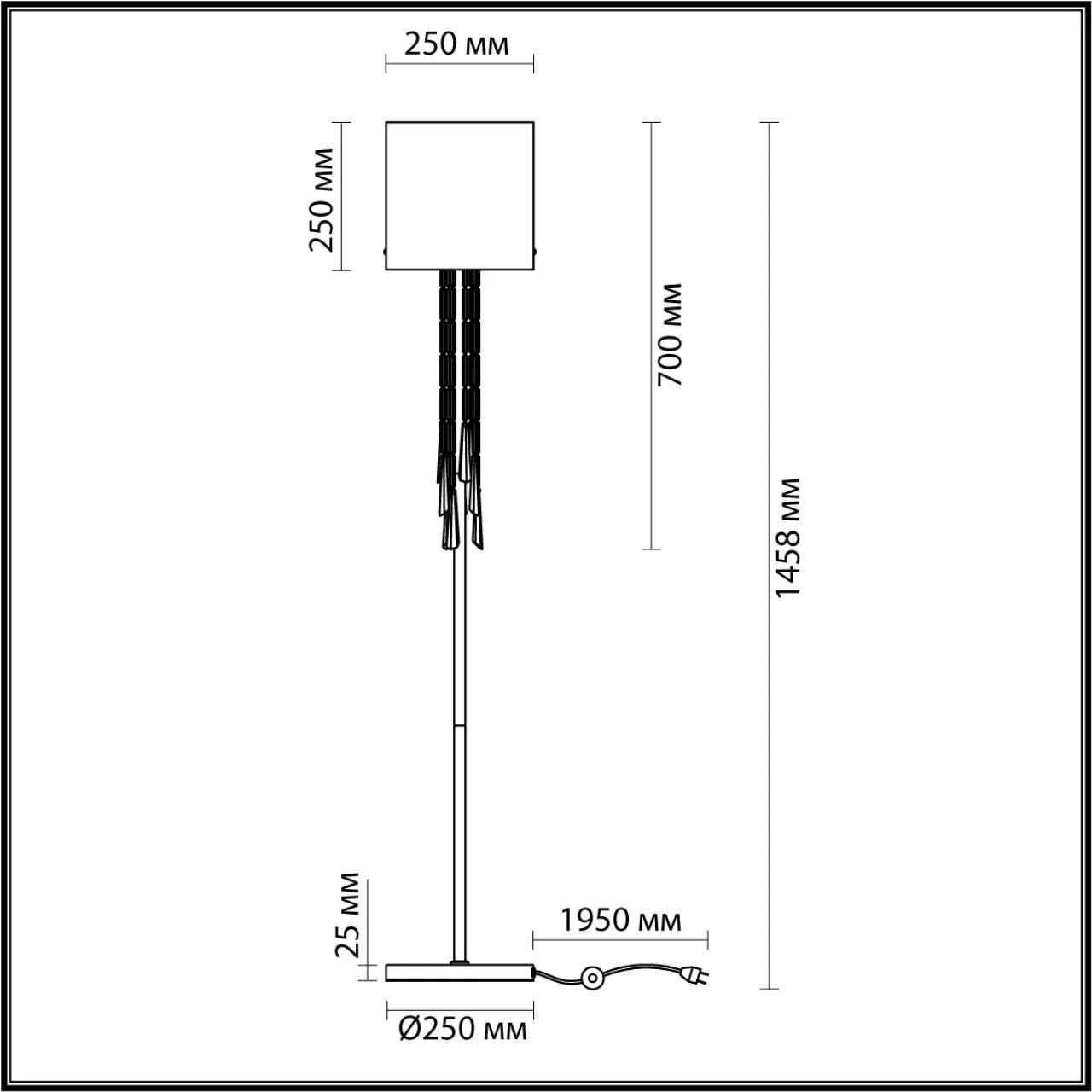 4886/1F Odeon Light