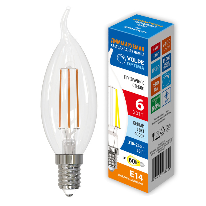 LED-CW35-6W/4000K/E14/CL/DIM/SLF_