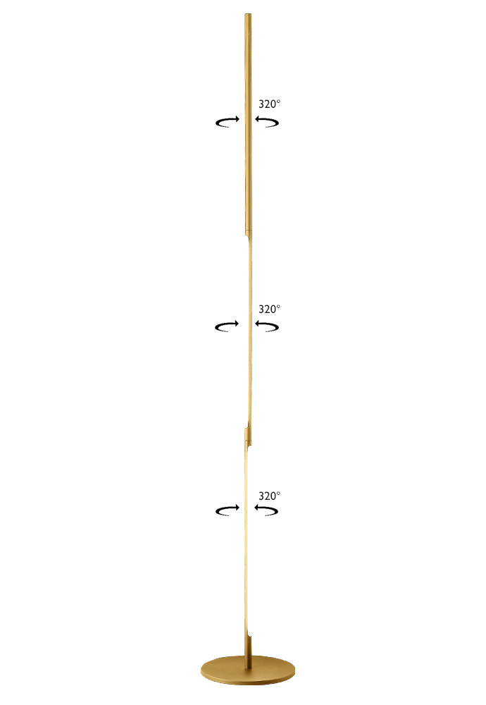 LARGO PT25W GOLD Crystal Lux