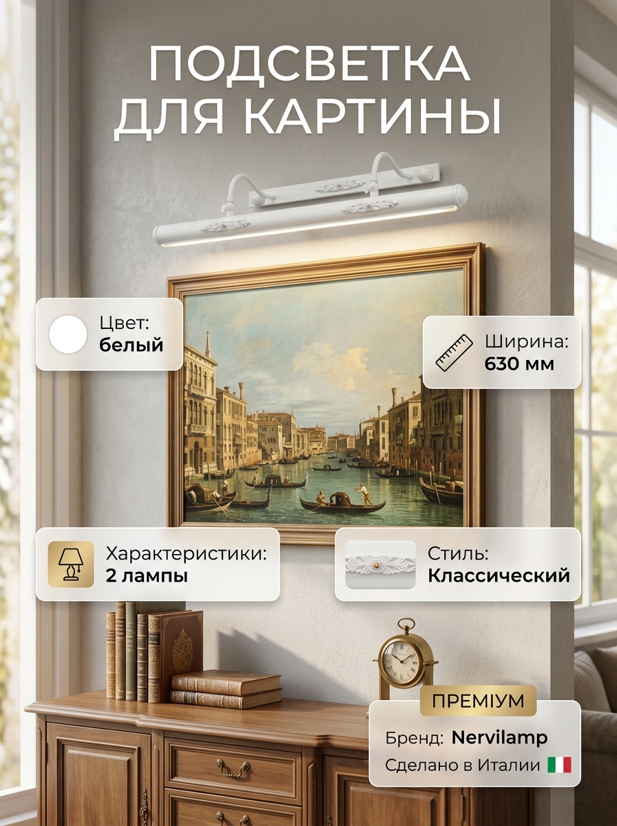 01051 WHITE DEC. Nervilamp
