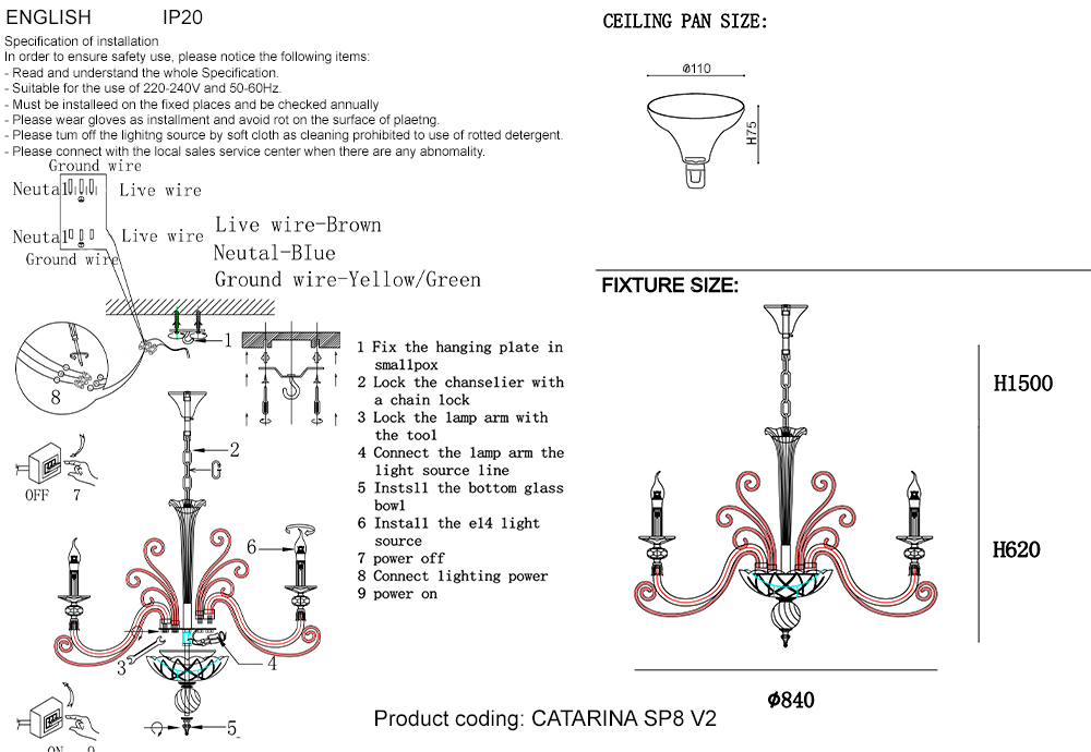 CATARINA SP8 V2 GOLD/TRANSPARENT-COGNAC_