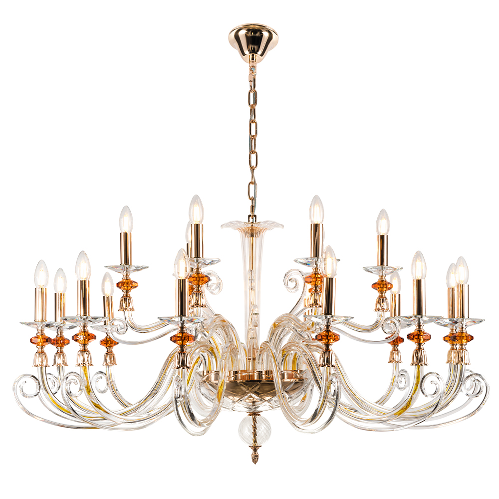 CATARINA SP12+6 V2 GOLD/TRANSPARENT-COGNAC_