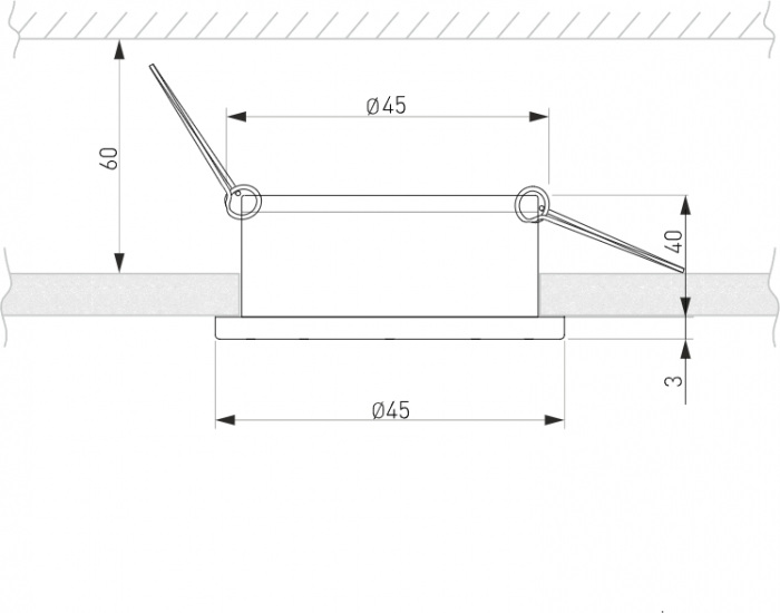 25022/LED 5W 4200K BK черный_