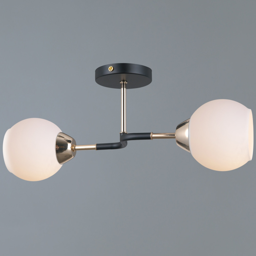 Потолочная люстра  IL0689-2CSQ-24 BK FGD LIBRA ILLUMICO