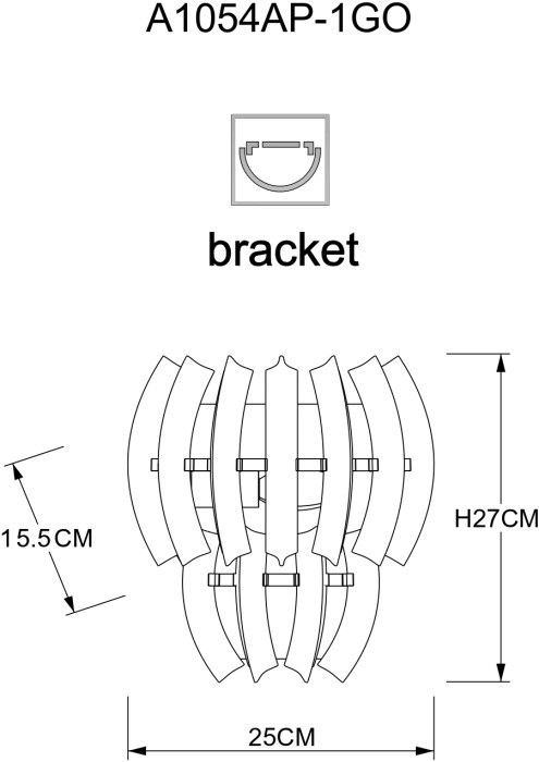 A1054AP-1GO Arte Lamp