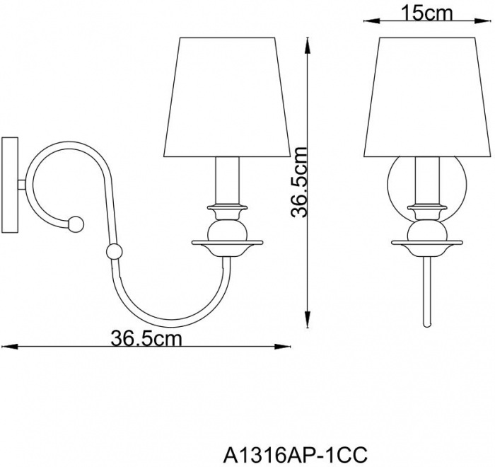 A1316AP-1CC Arte Lamp