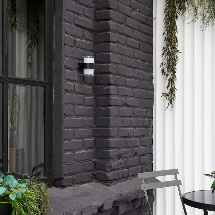 ULU-P22B-2x5W/4000K IP65 BLACK_